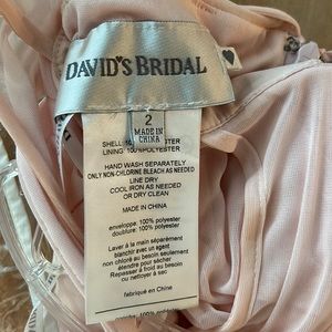 David’s Bridal Petal Bridesmaid dress